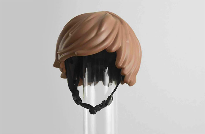 lego hair bike helmet 1