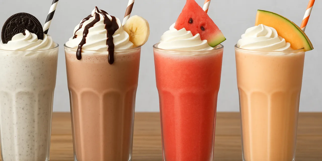 4 υπέροχα, καλοκαιρινά milkshake που θα ξετρελάνουν τα παιδιά