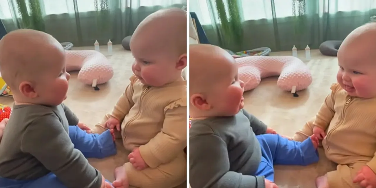 Δίδυμα συναντιούνται πρώτη φορά και τότε συμβαίνει κάτι απίστευτο – Το βίντεο που σάρωσε το TikTok